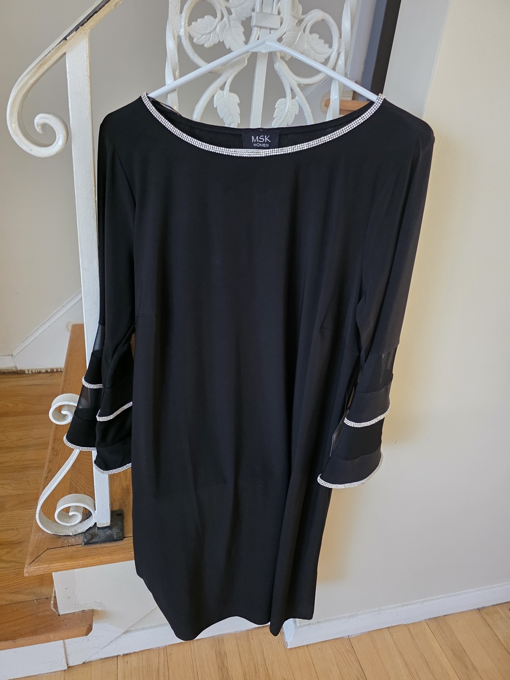 Macy's MSK Black Dress - Picture 6 of 7